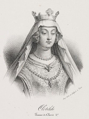 Santa Clotilde, rainha